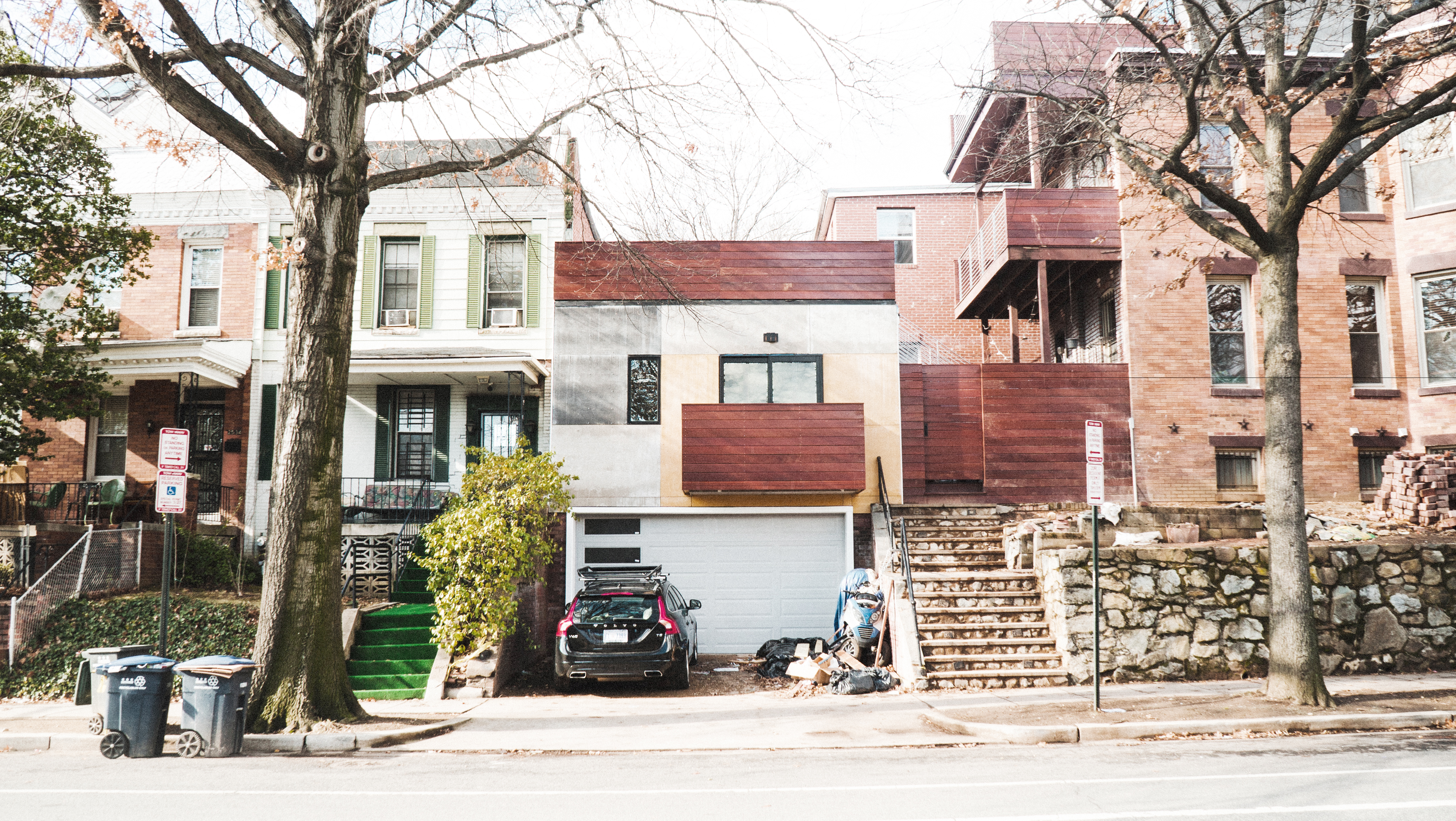 ADU over Existing Garage — street view