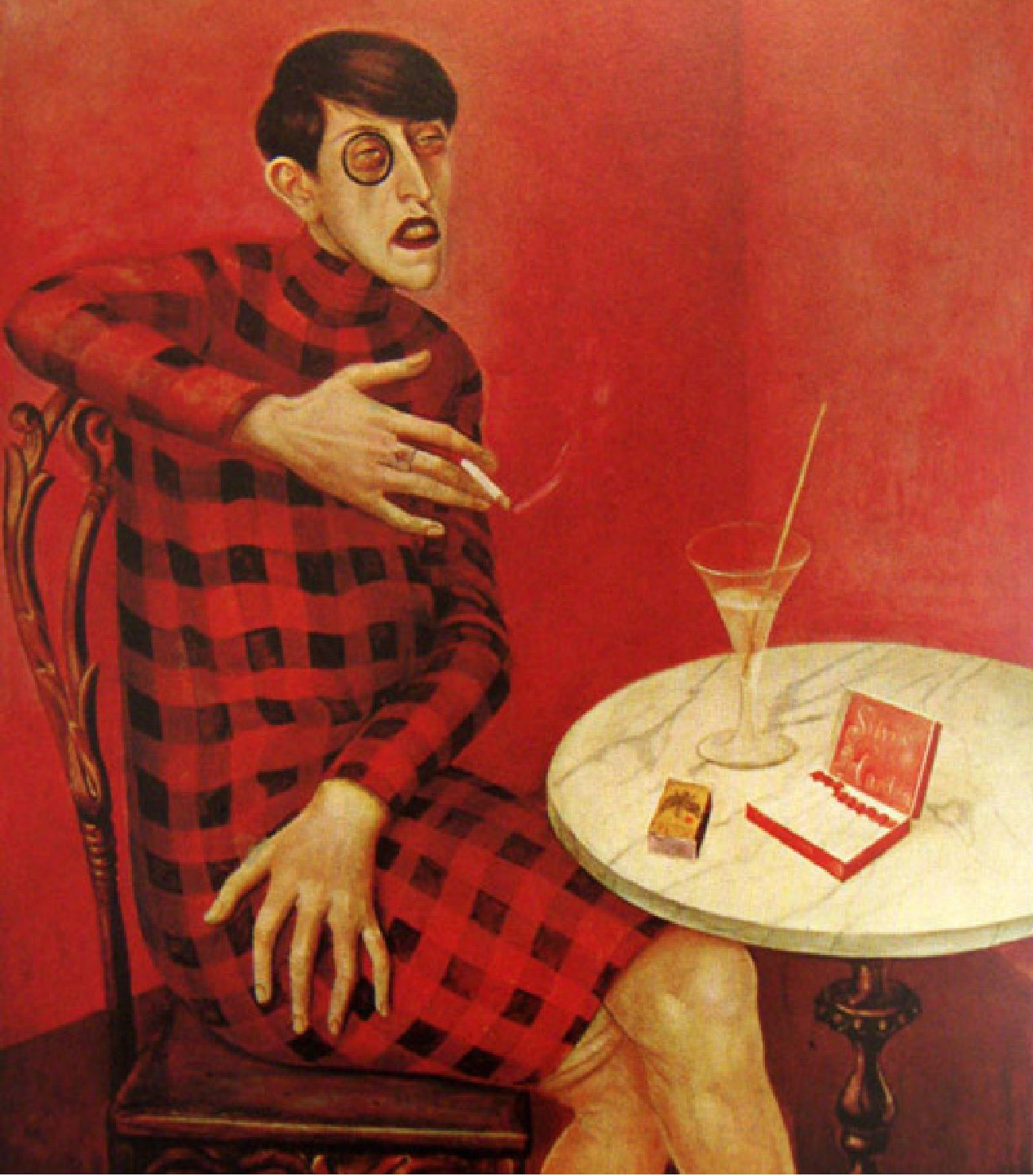The Lateral Hotel — cover image: Otto Dix, Portrait of the Journalist Sylvia von Harden