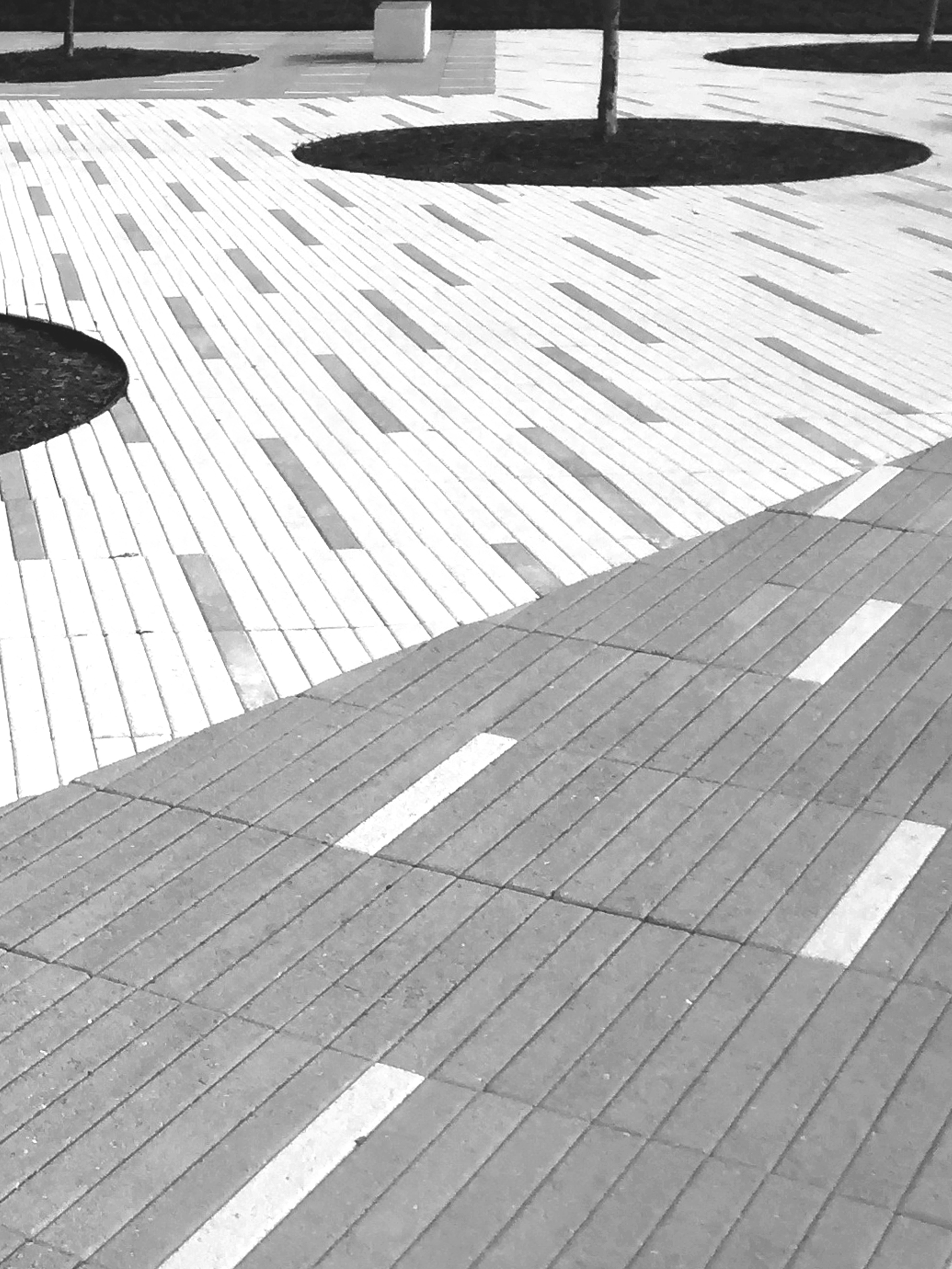 Legacy Memorial Park — paving detail, two tones of stone